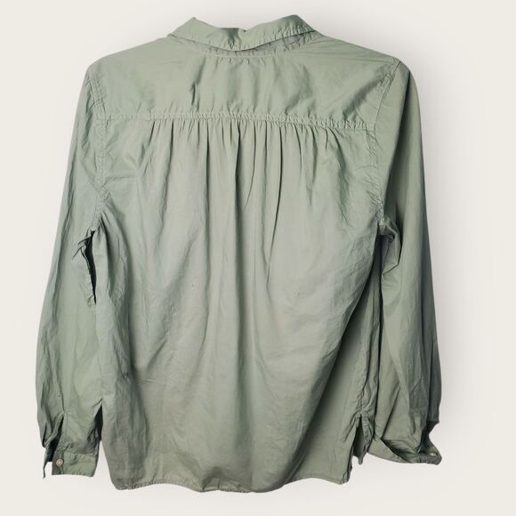J. Crew Light Sage Green Button Down Shirt Size 6 - Picture 3 of 7